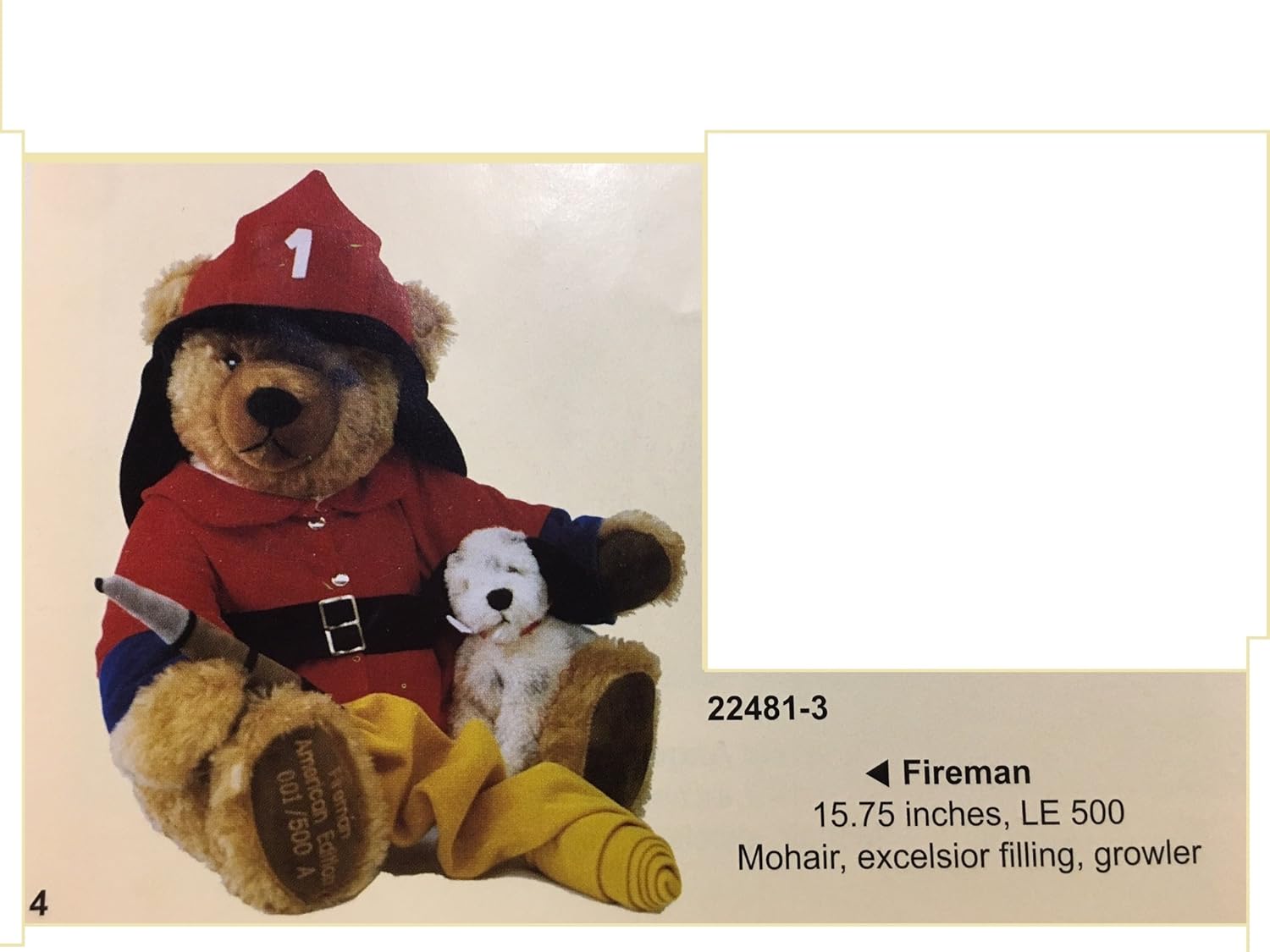 Hermann Fireman with Dalmation Dog 224806 18" image 6