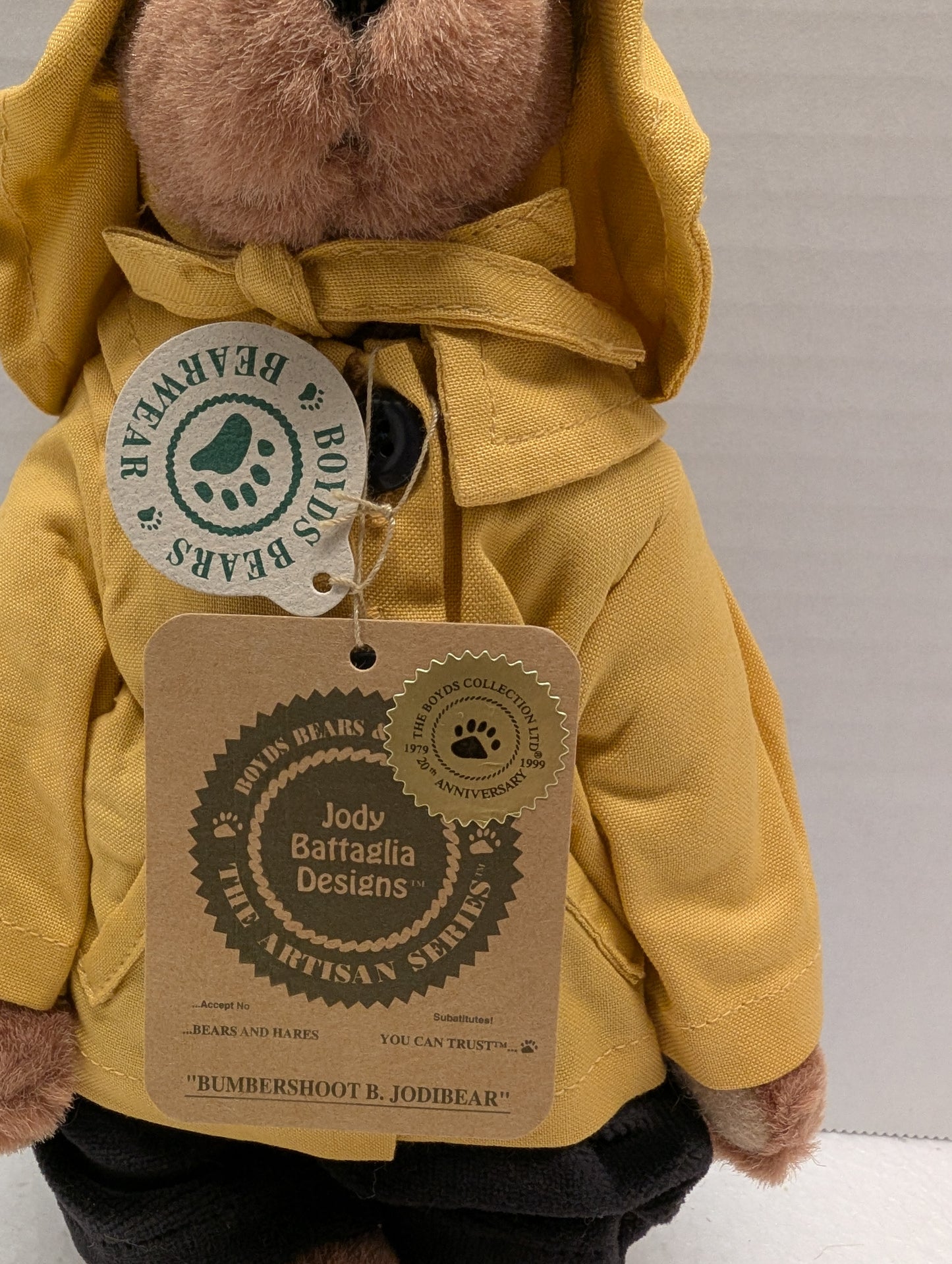 Boyds Bear Plush  Bumbershoot B Jodibear  92000-03 image 3