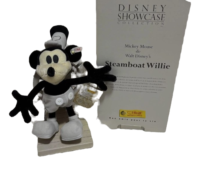Steiff Ltd Ed. Collectible Mickey Mouse by Walt Disney Steamboat Willie 651472 image 3