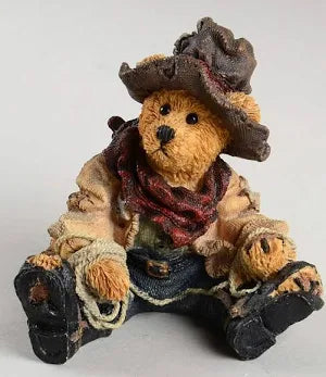 Boyds Bear Resin Hop A Long the Deputy 2247  No Box image 0