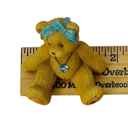 Cherished Teddies Little Sparkles March Birthstone Bear 239763 image 4