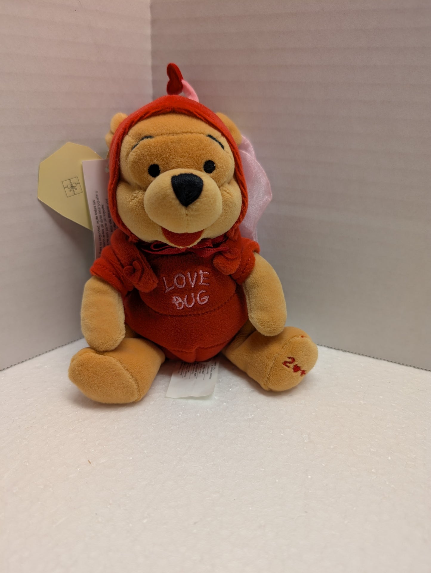 Disney Bean Bag Mini Pooh LoveBug 8" image 0