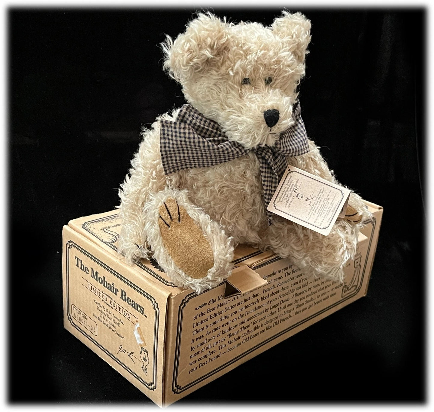Boyds Mohair Woodrow T Bearington 12"  590041-03 image 1