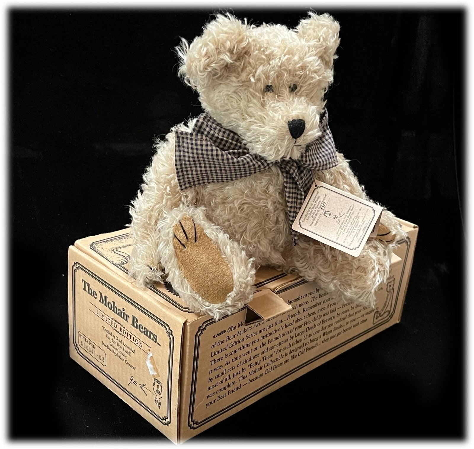 Boyds Mohair Woodrow T Bearington 12"  590041-03 image 1