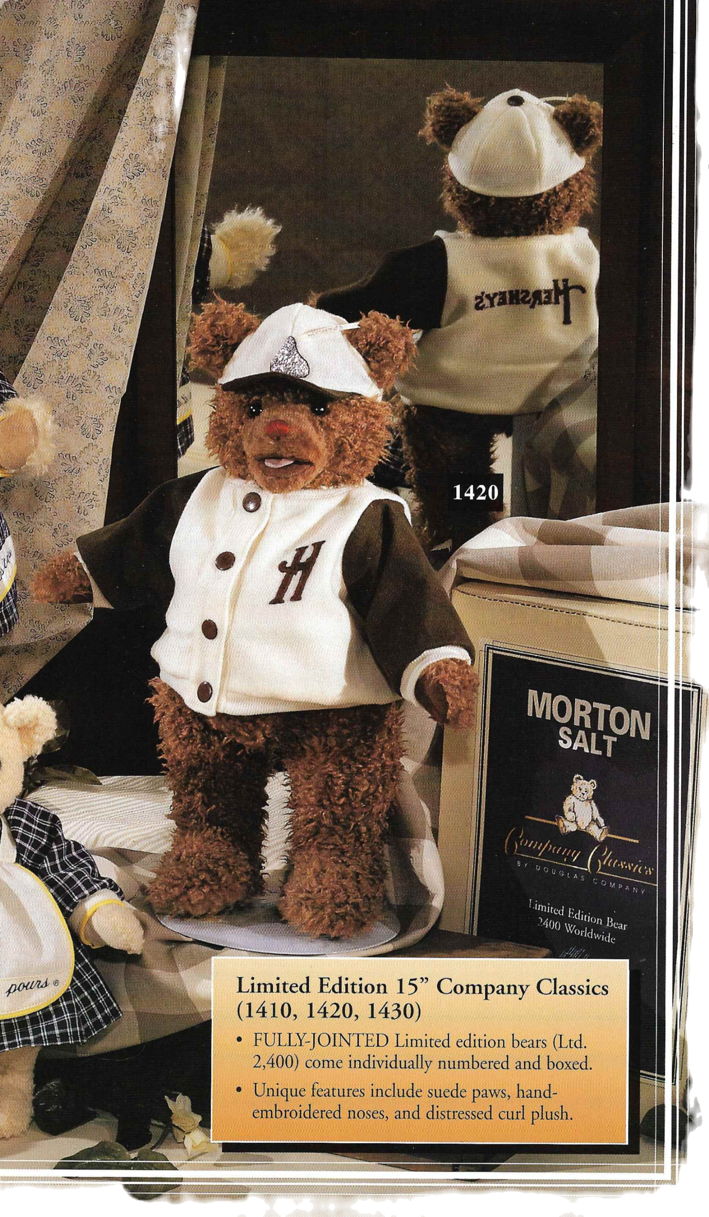 Douglas Company Classics 1st Edition Hershey"s 15" Varsity Bear #1420 image 1