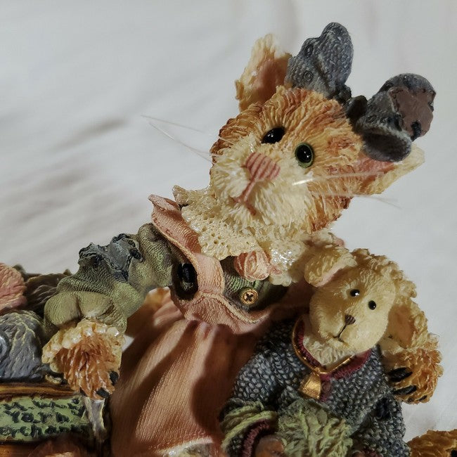 Boyds Purrstone Clawdette Fuzzface & Wuly Yarn Merchant s#371002 image 5