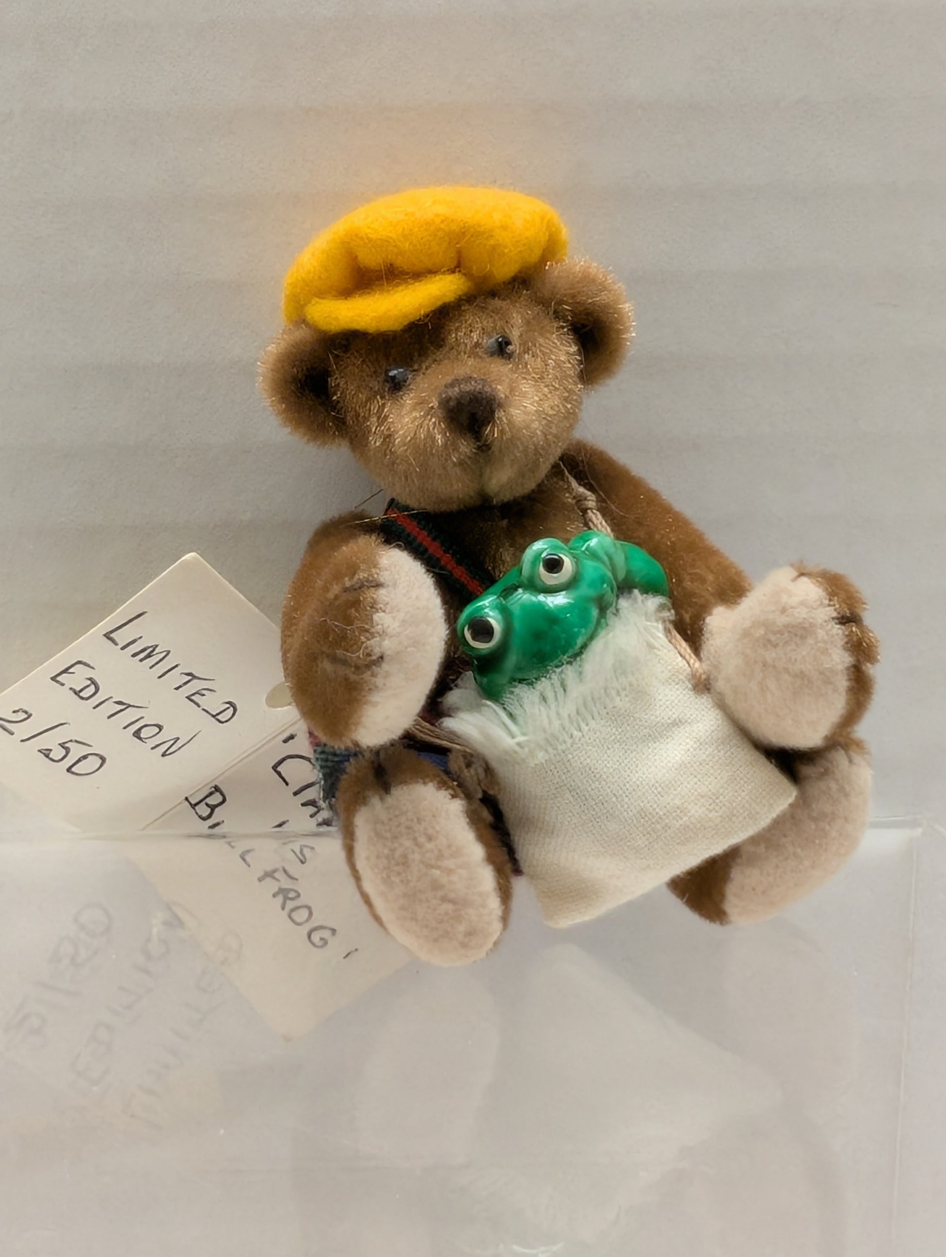 Gerry's Teddy & Craft Designs of Queensland, Australia Clarrie & His Bull Frog image 0