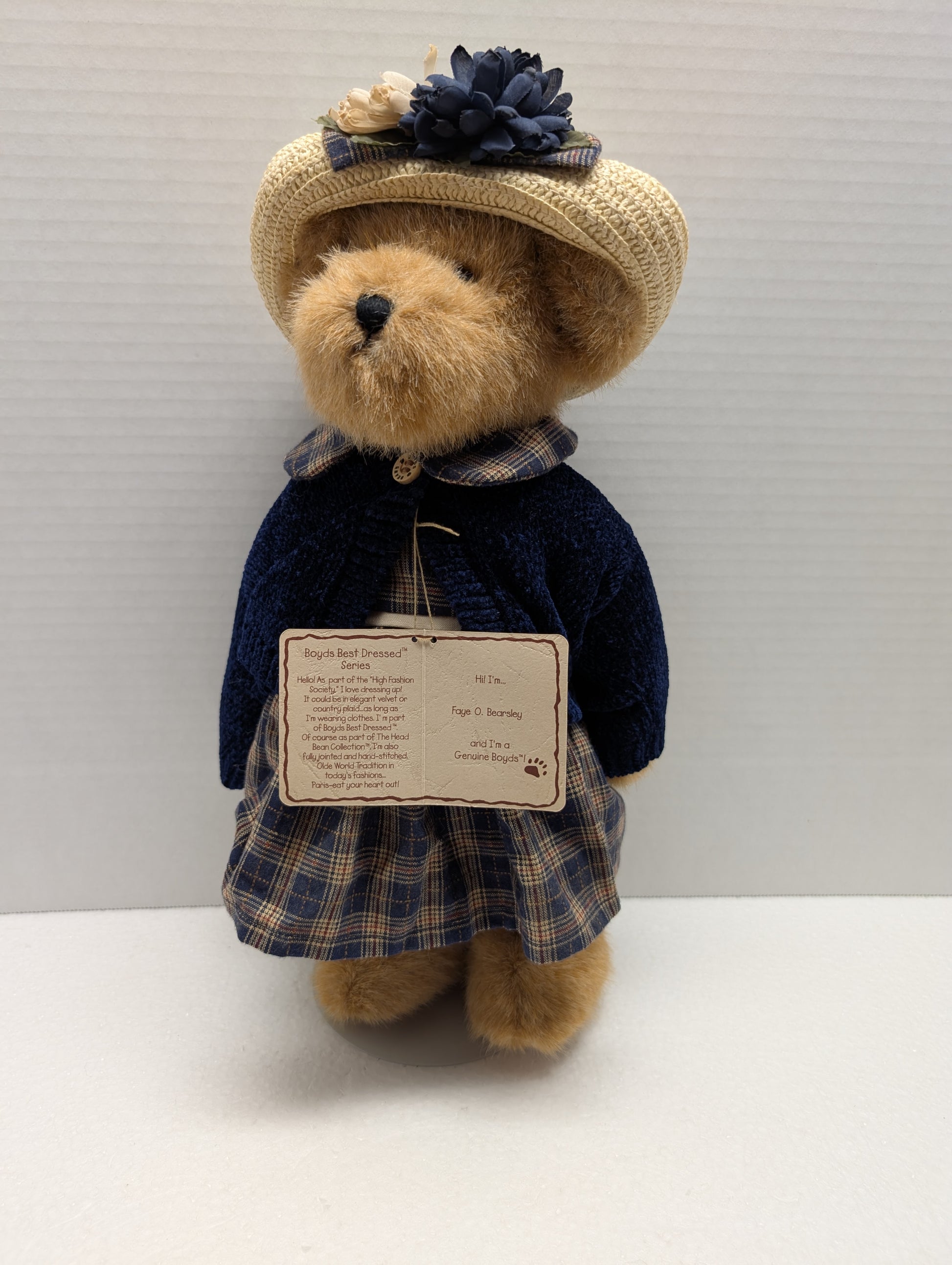 Boyds Bear Plush  Faye O Bearsley  94184WIN image 1