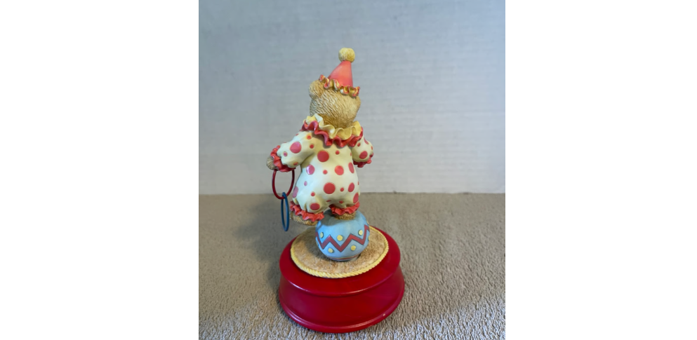 Cherished Teddies #111430 Bear Clown Musical Figure image 1