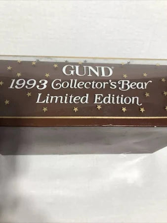 Gund GUNDY Boxed Bear 1993 Collector's Bear image 5