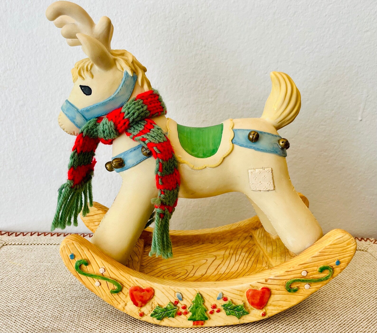 Cherished Teddies Rocking Reindeer and Santa Musical 629618 image 1