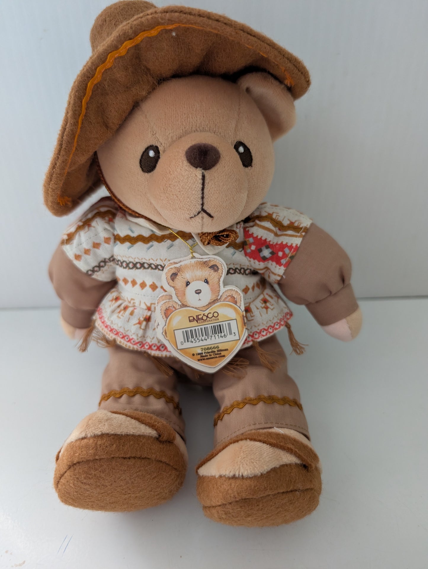 Cherished Teddies Bear Plush Mexico 708666 9" image 2