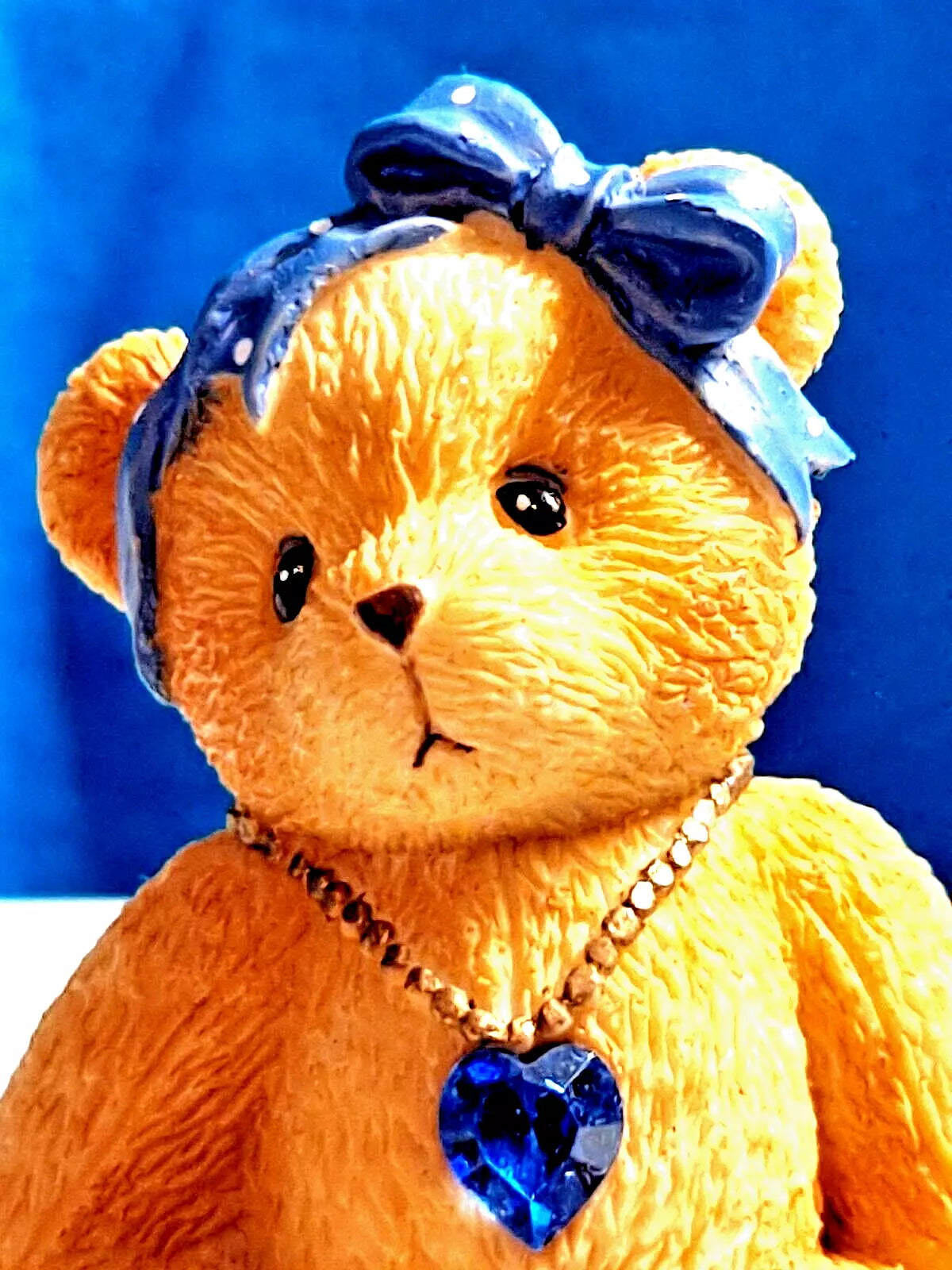 Cherished Teddies Little Sparkles September Birthstone Bear image 0