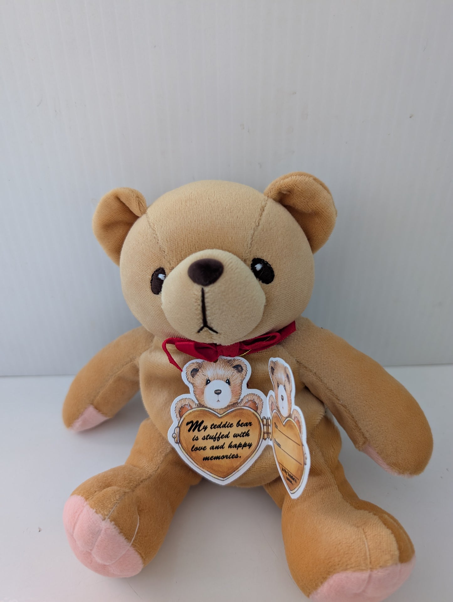 Cherished Teddies Plush Bean Bag The Teddie With The Heart Of Gold #541222 image 2