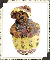 Boyds Pin Bearwear Eggbert The Artist  Pin 81502 Easter image 0