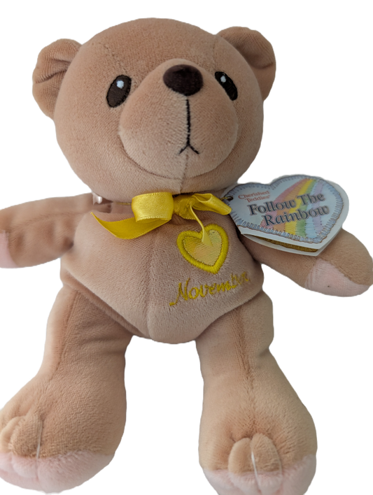 Cherished Teddies Bear of the Month November 556785 Yellow image 0