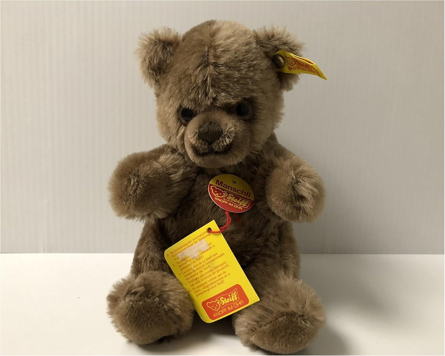 Steiff Mohair Sitting Manschili 0300/19 (Buddha Bear) image 1