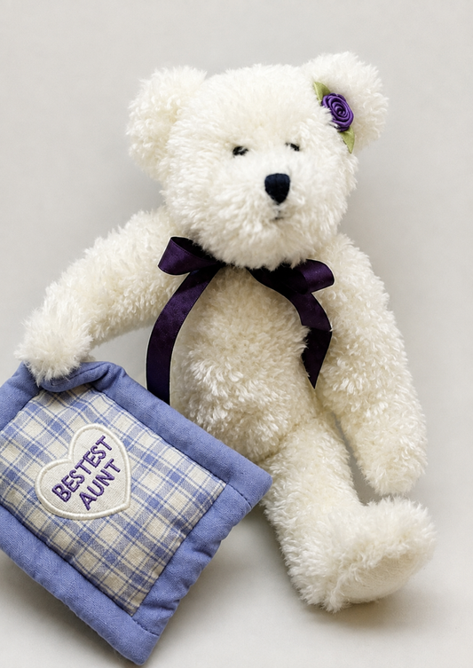 Boyds Bear Plush  Auntie  Quilt "Bestest Aunt"  903092