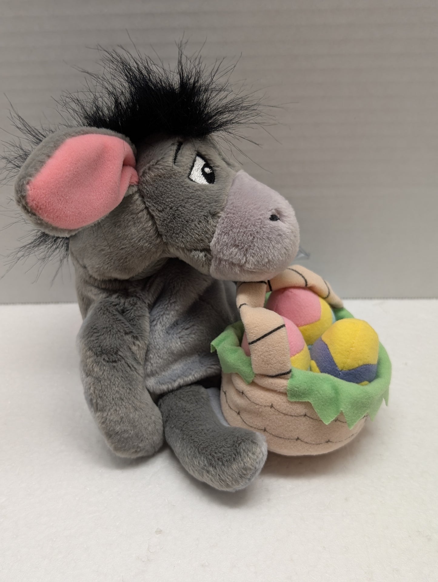 Disney Bean Bag Mini Musketoys Eeyore Easter Basket Plush Bean Bag 10" image 1