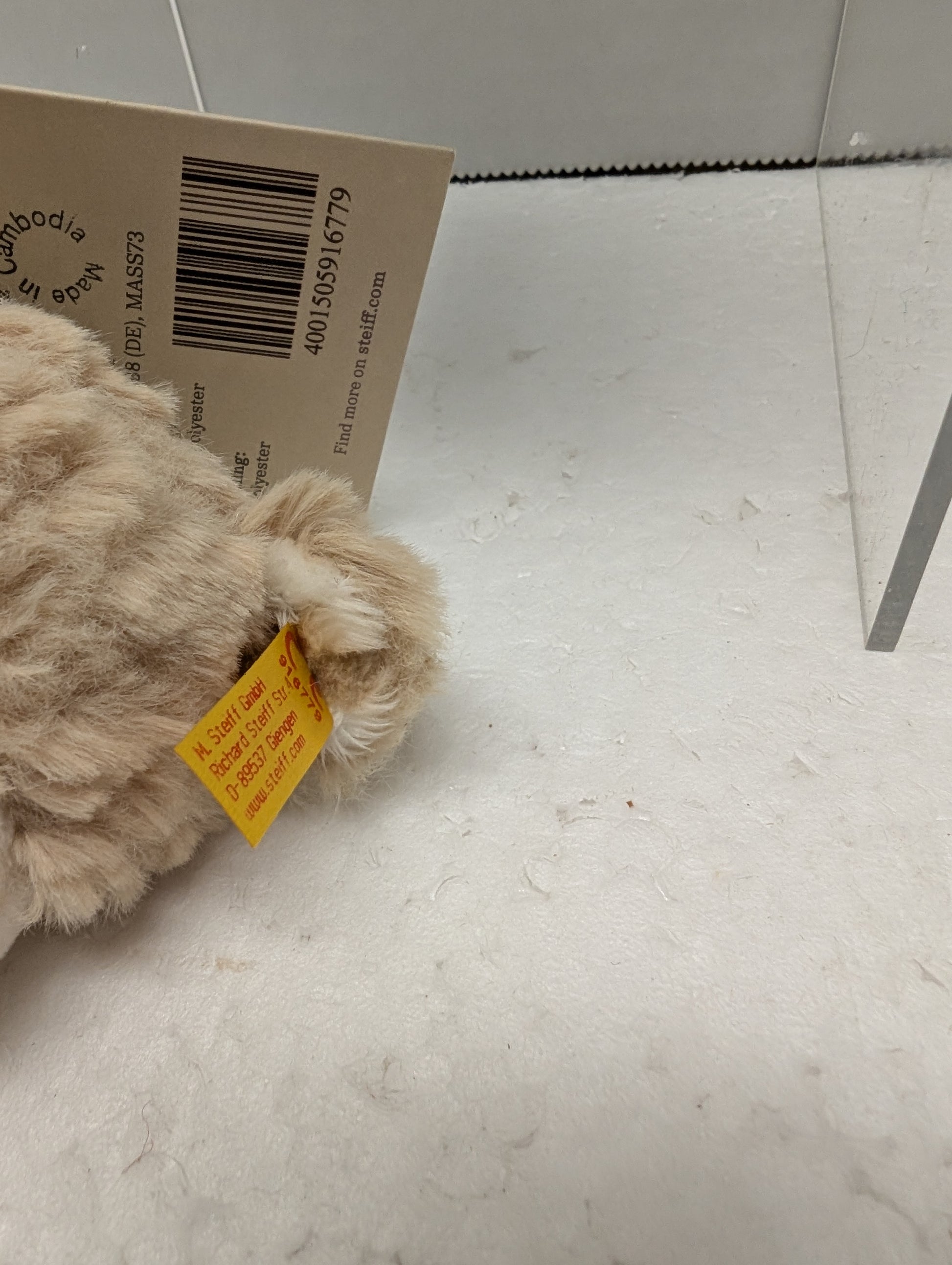 Steiff Keychain Plush Monkey Beige 7 cm image 1