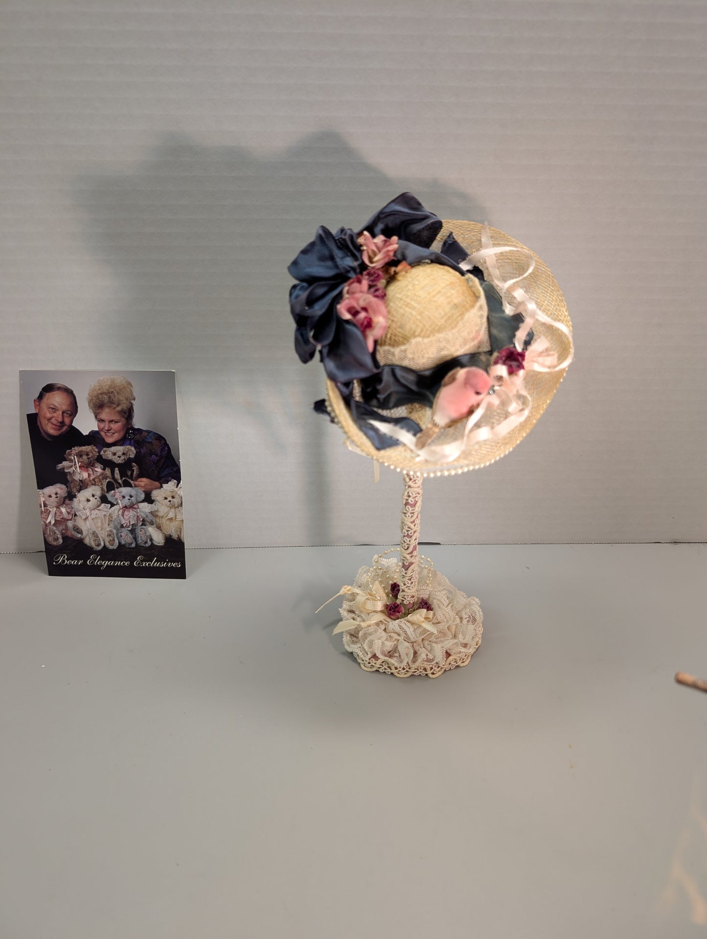 Artist Bear Elegance Original Designs Hat Stand and Hat 9.5 Inches image 14