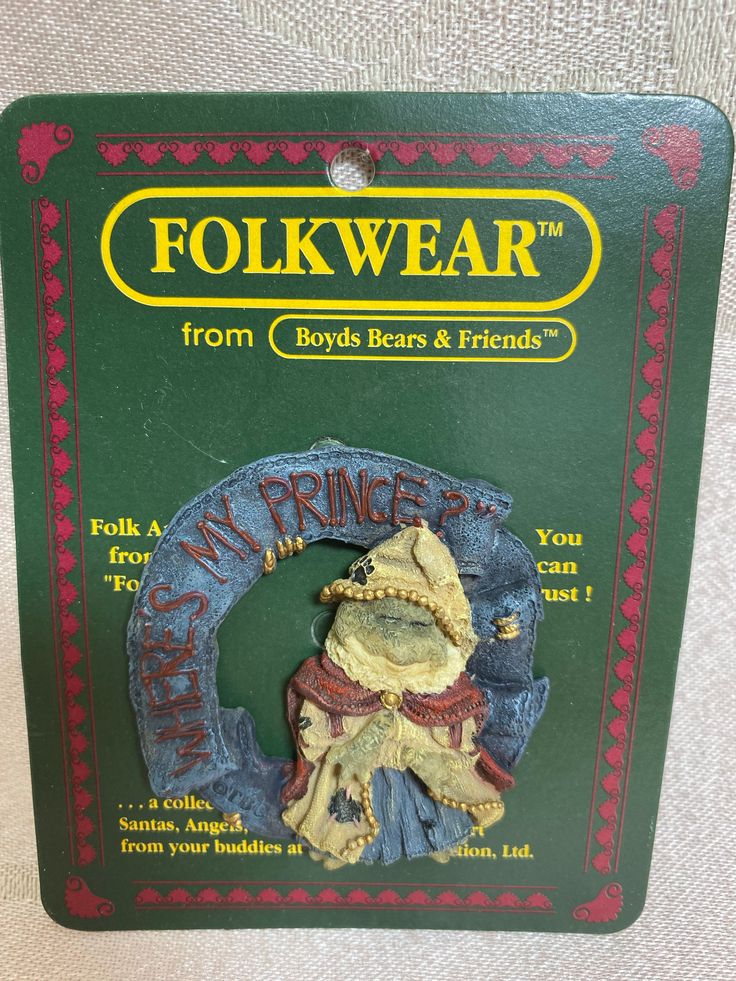 Boyds Pin Folkwear Princess Puckerup Kiss Me Quick 26428 image 5