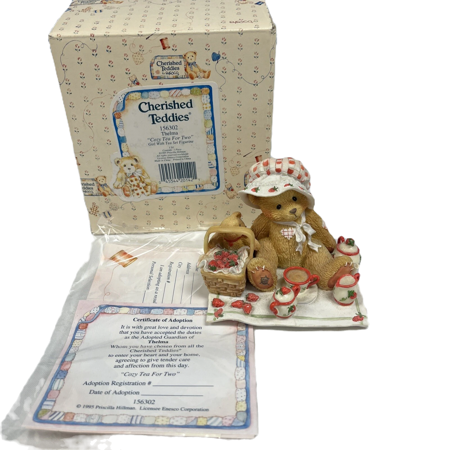 Cherished Teddies Thelma 156302 ?Cozy Tea For Two? image 7