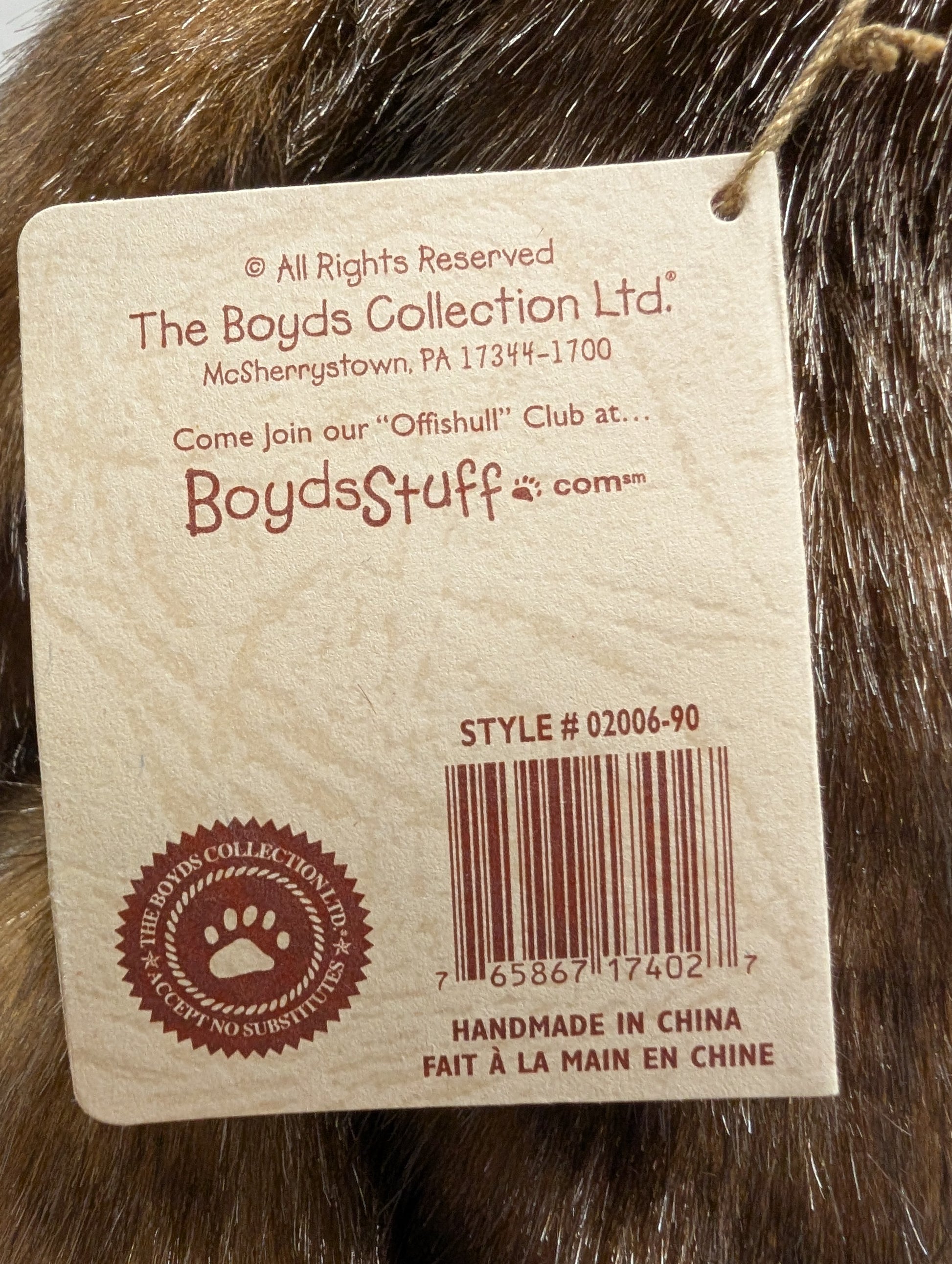 Boyds Bear Plush  Bea Goodfriend Tipped 02006-90 image 7