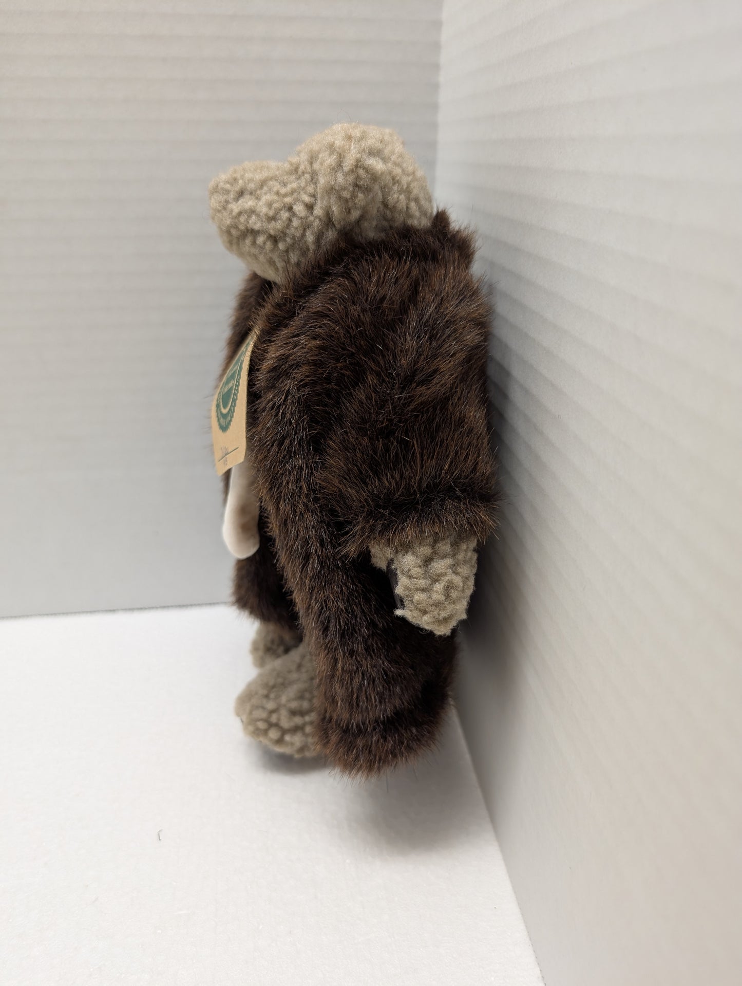 Boyds Bear Plush Skidoo with fur coat  1992 10"  9193 image 3