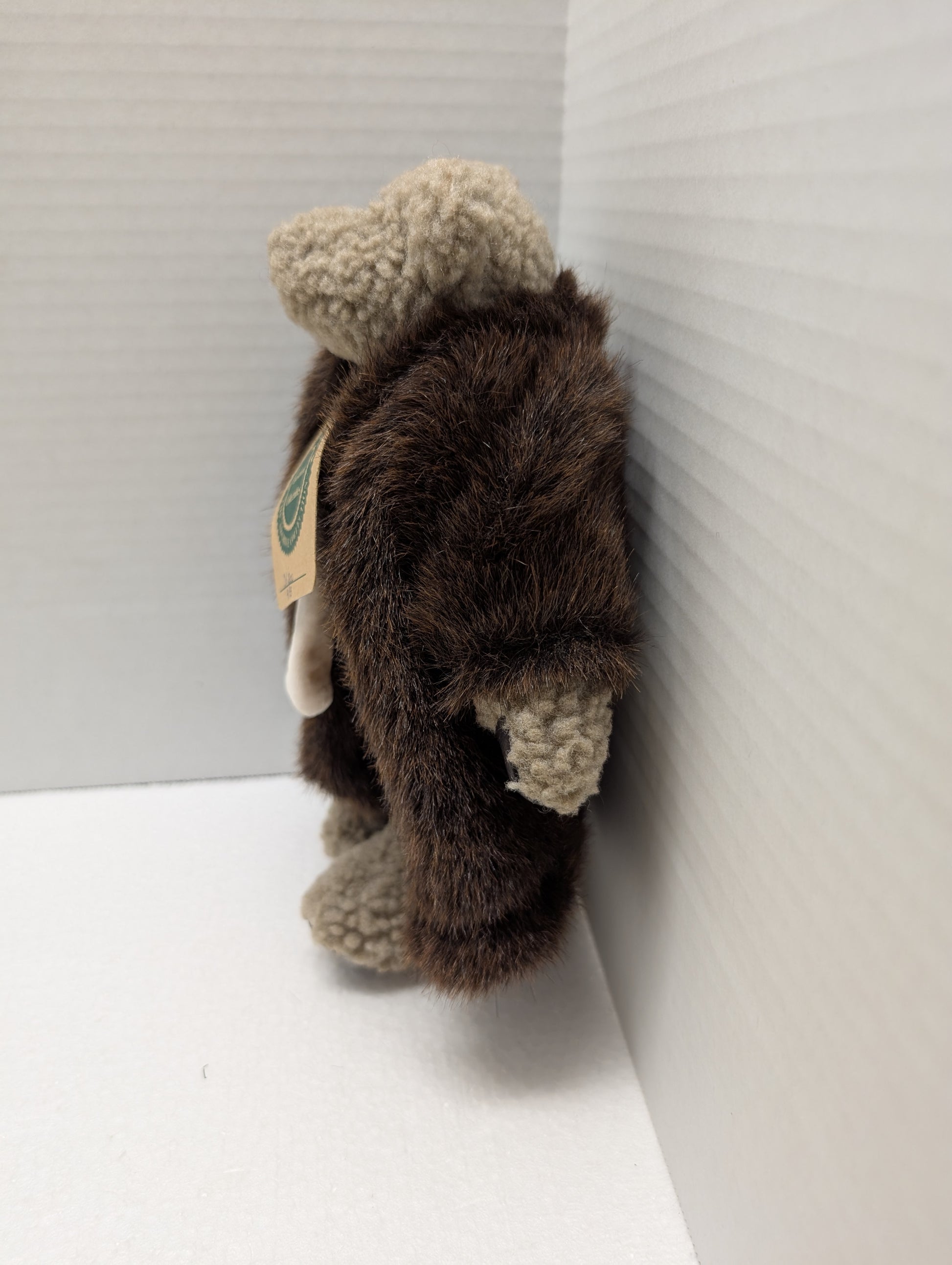 Boyds Bear Plush Skidoo with fur coat  1992 10"  9193 image 3