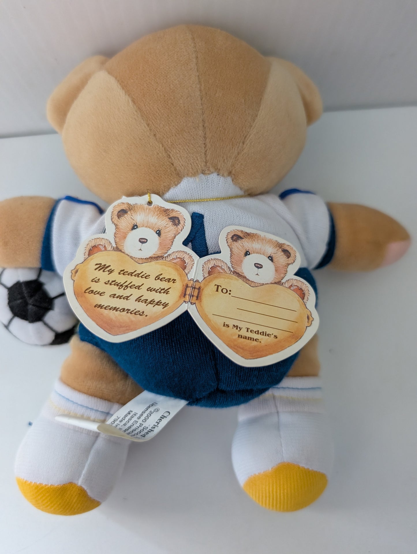 Cherished Teddies Bear Sports Plush Soccer 790303 image 1