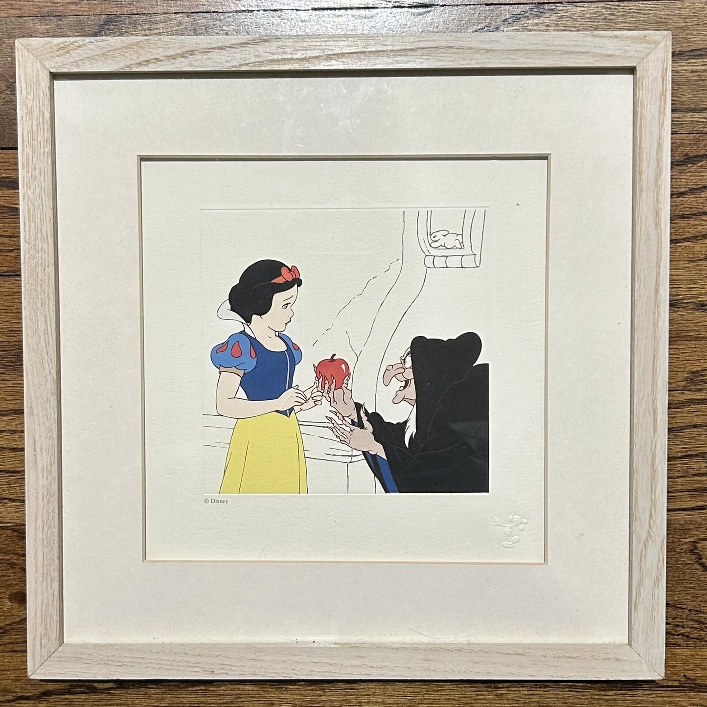Disney Treasures Serigraph Snow White Witch and Apples 41740 image 0