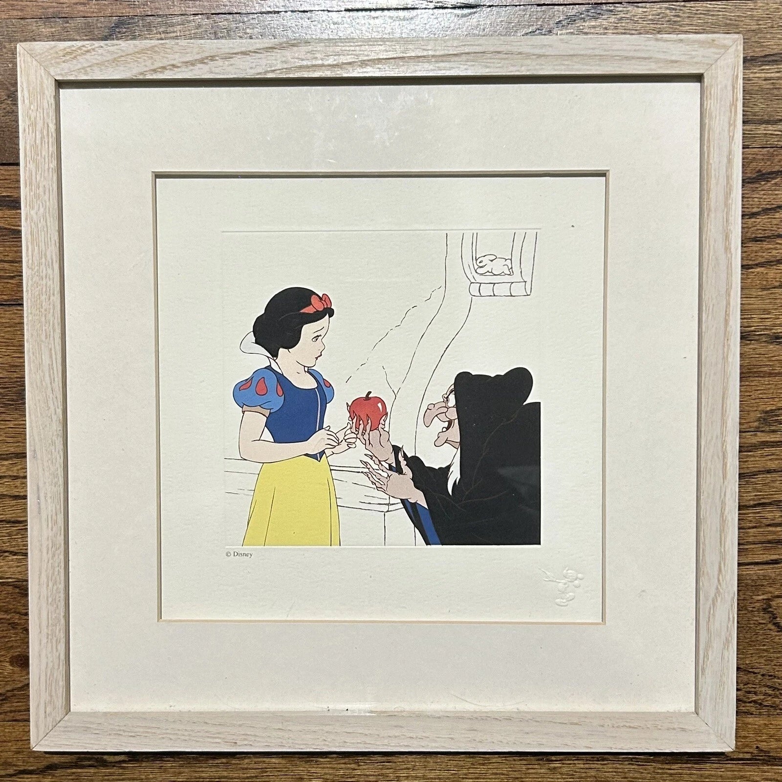 Disney Treasures Serigraph Snow White Witch and Apples 41740 image 0