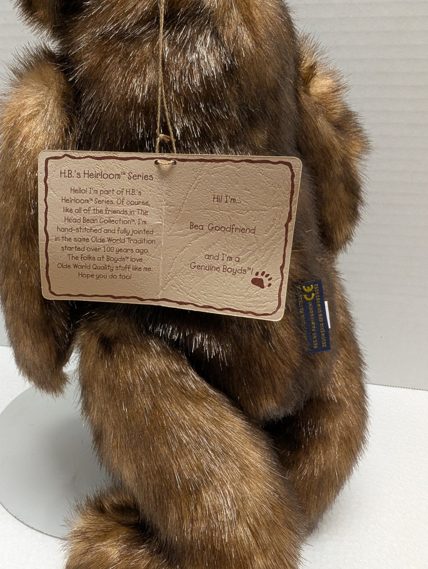 Boyds Bear Plush  Bea Goodfriend Tipped 02006-90 image 6