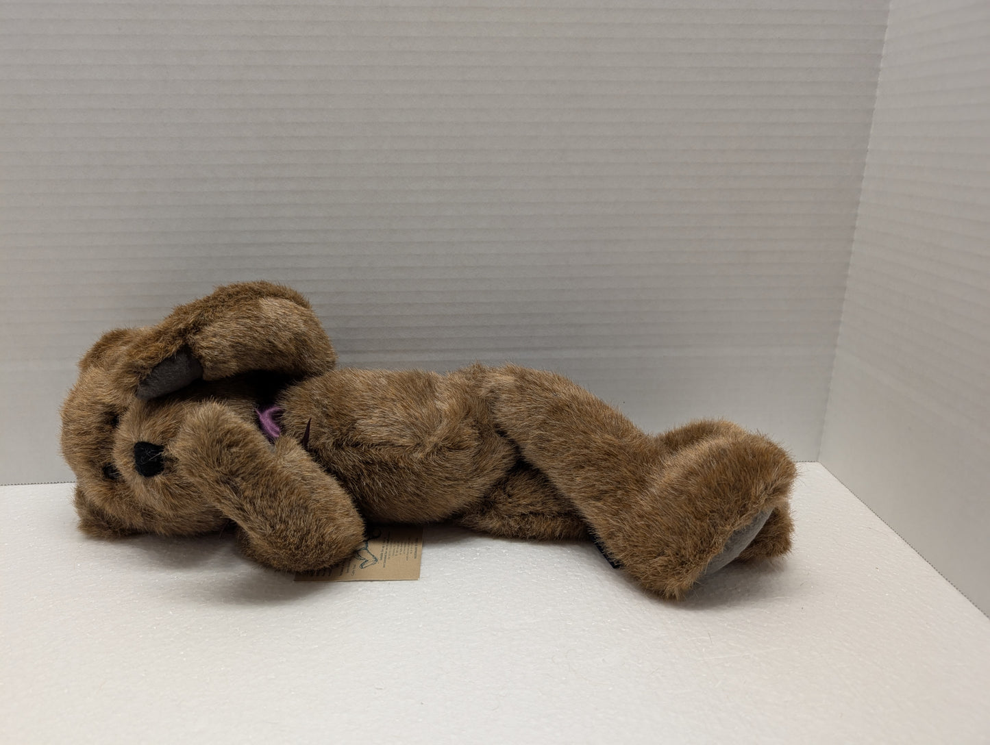 Boyds Bear Plush Travis B Bean with Burgundy Ribbon  5114-05 image 4