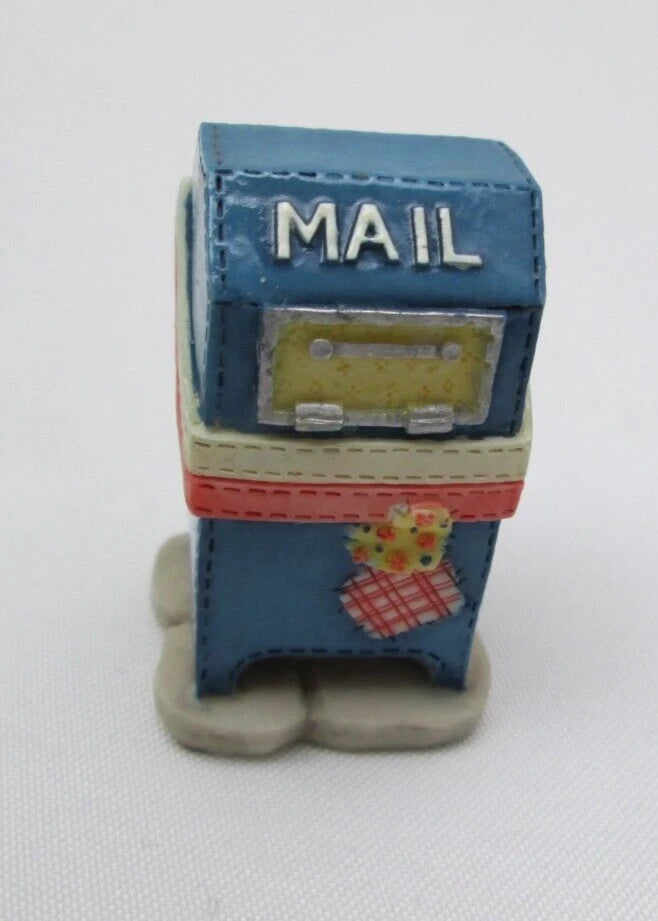 Cherished Teddies Members Only Accessories 1998 Mail Box, Lamp Post, Water Fount image 3