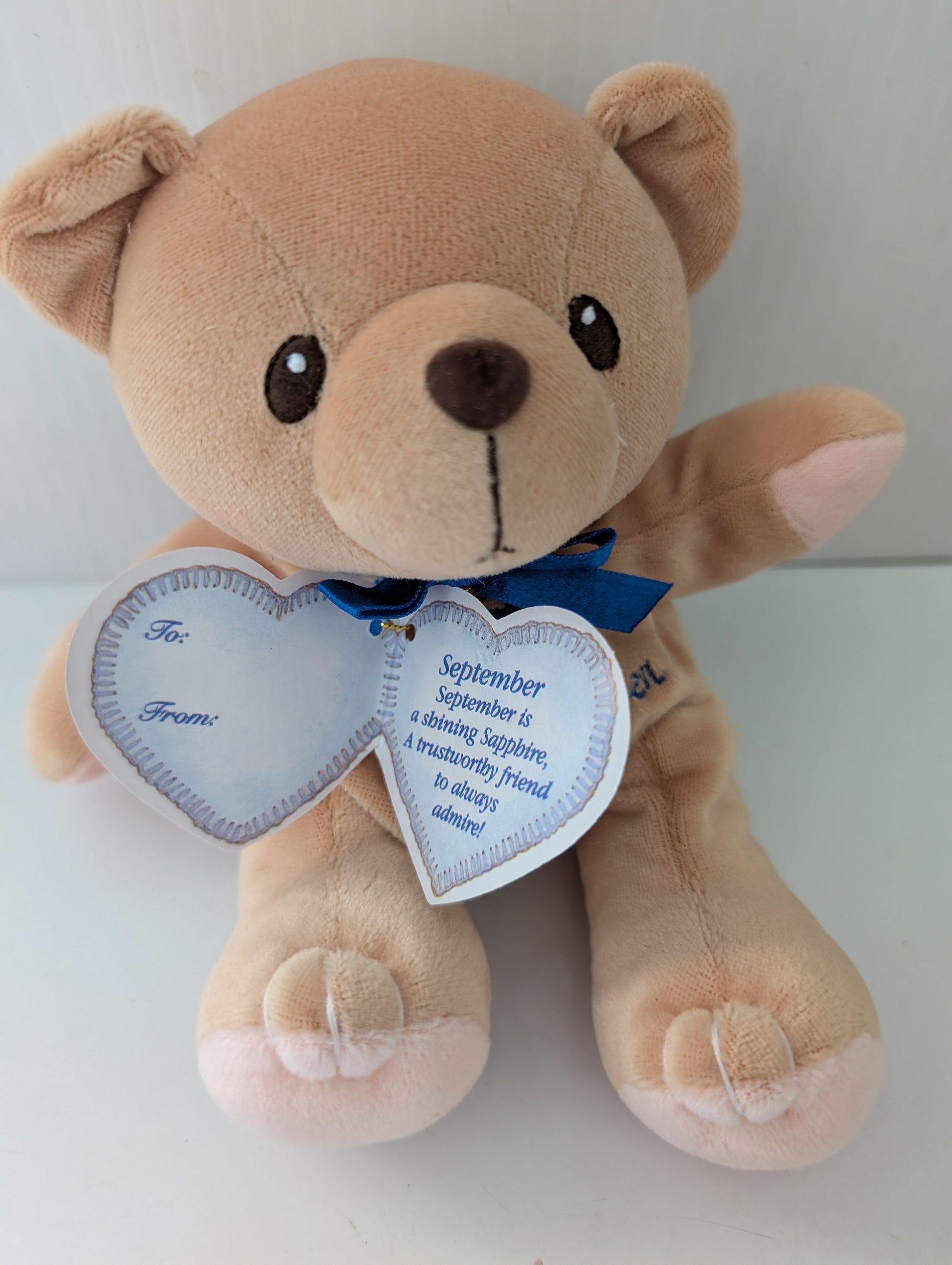 Cherished Teddies Bear of the Month September 556688 Royal Blue image 1