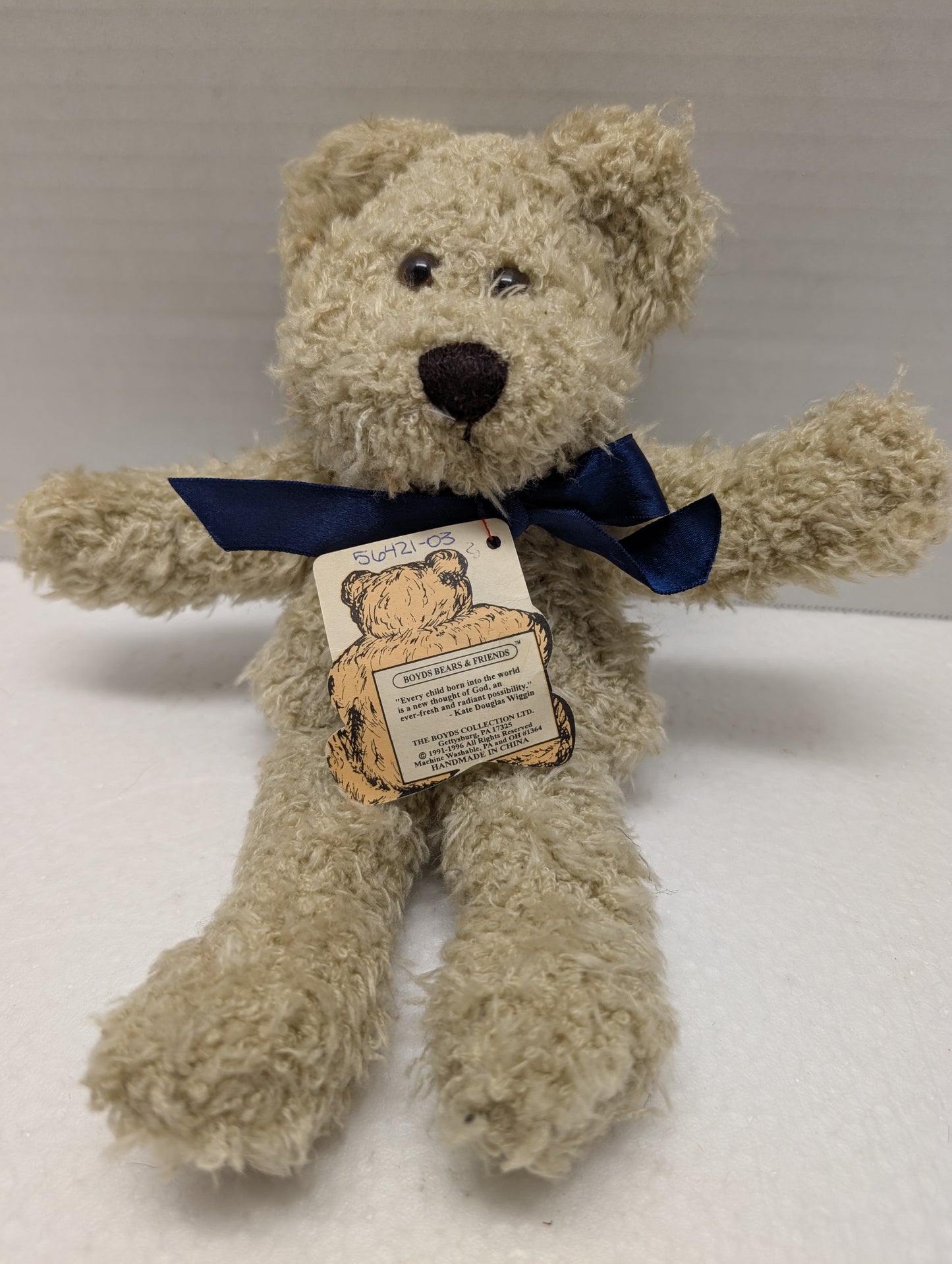 Boyds Bear Plush Muffin Bear in The Attic Flat Bear  #56421-03 image 5