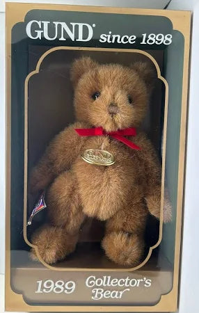 Gund GUNDY Boxed Bear 1989 Collector's Bear image 0