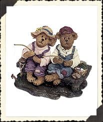 Boyds Bear Resin Becky and Tom  Simpler Times #2277910 image 0