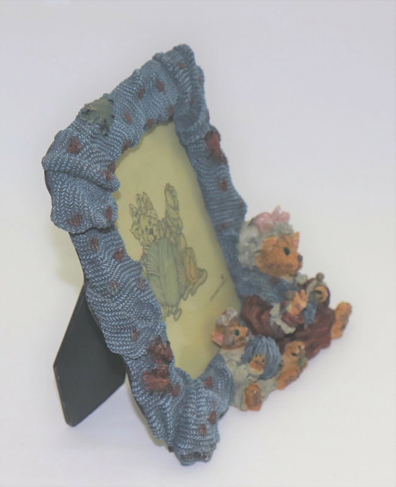 Boyds Frame FS Darby & Jasper.Knitten' Kittens Retired 27451 image 7