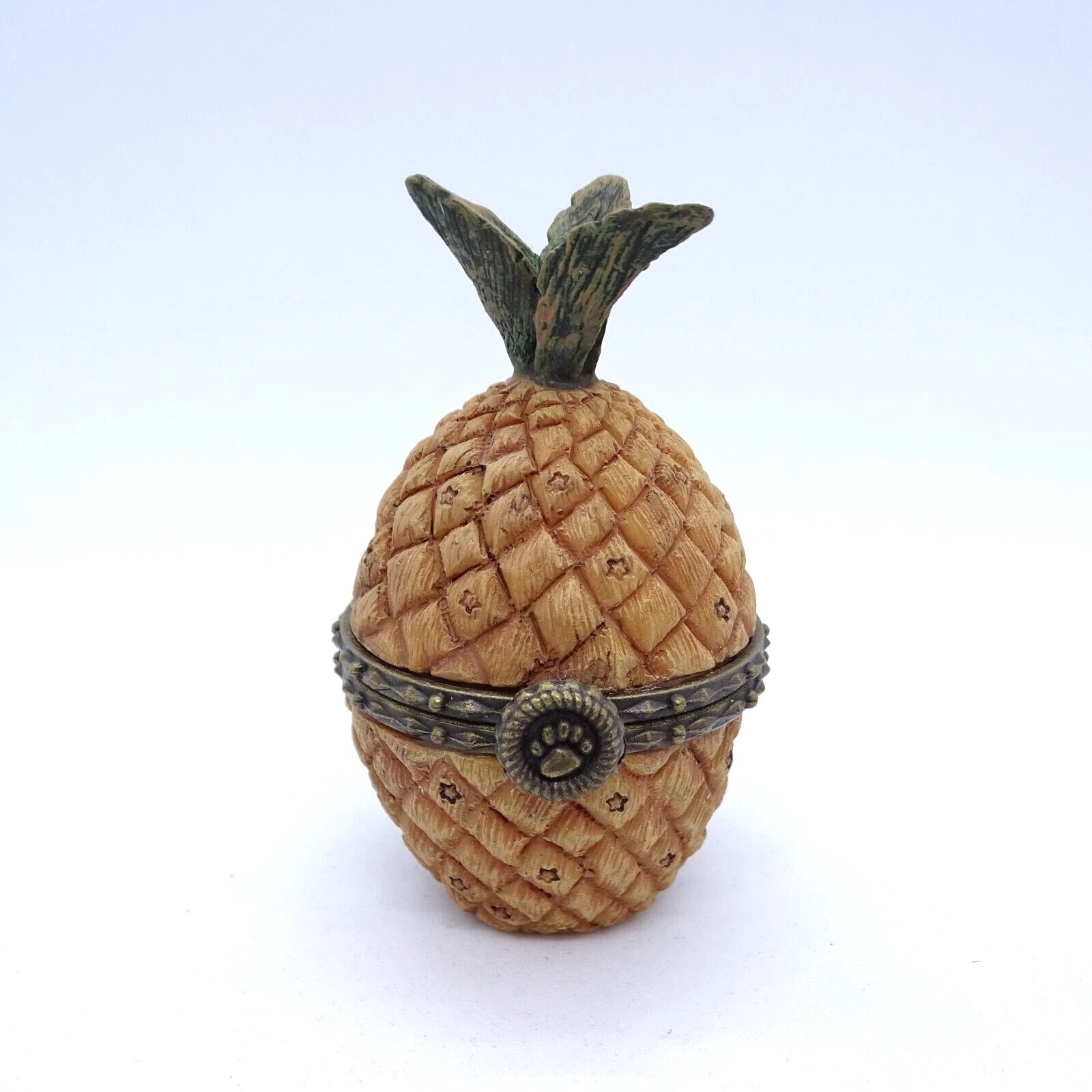 Boyds Treasure Box Virginia's Friends Welcome Pineapple w.Homer McNibble image 1