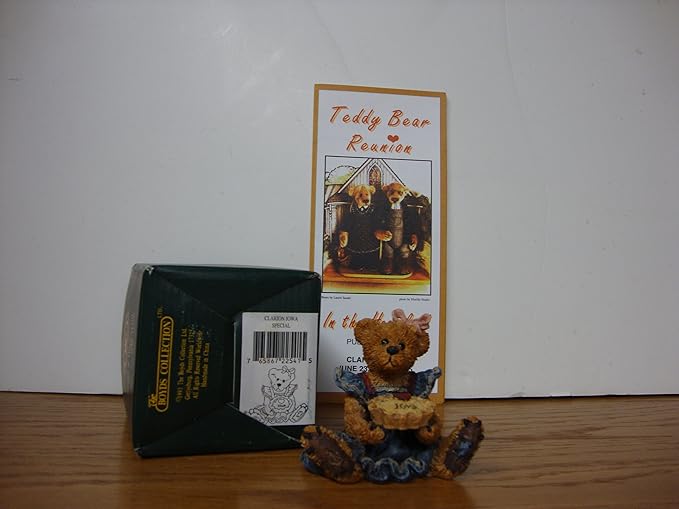 Boyds Bear Resin Clarion Iowa 1995 Figurine Sweetie Pie image 3