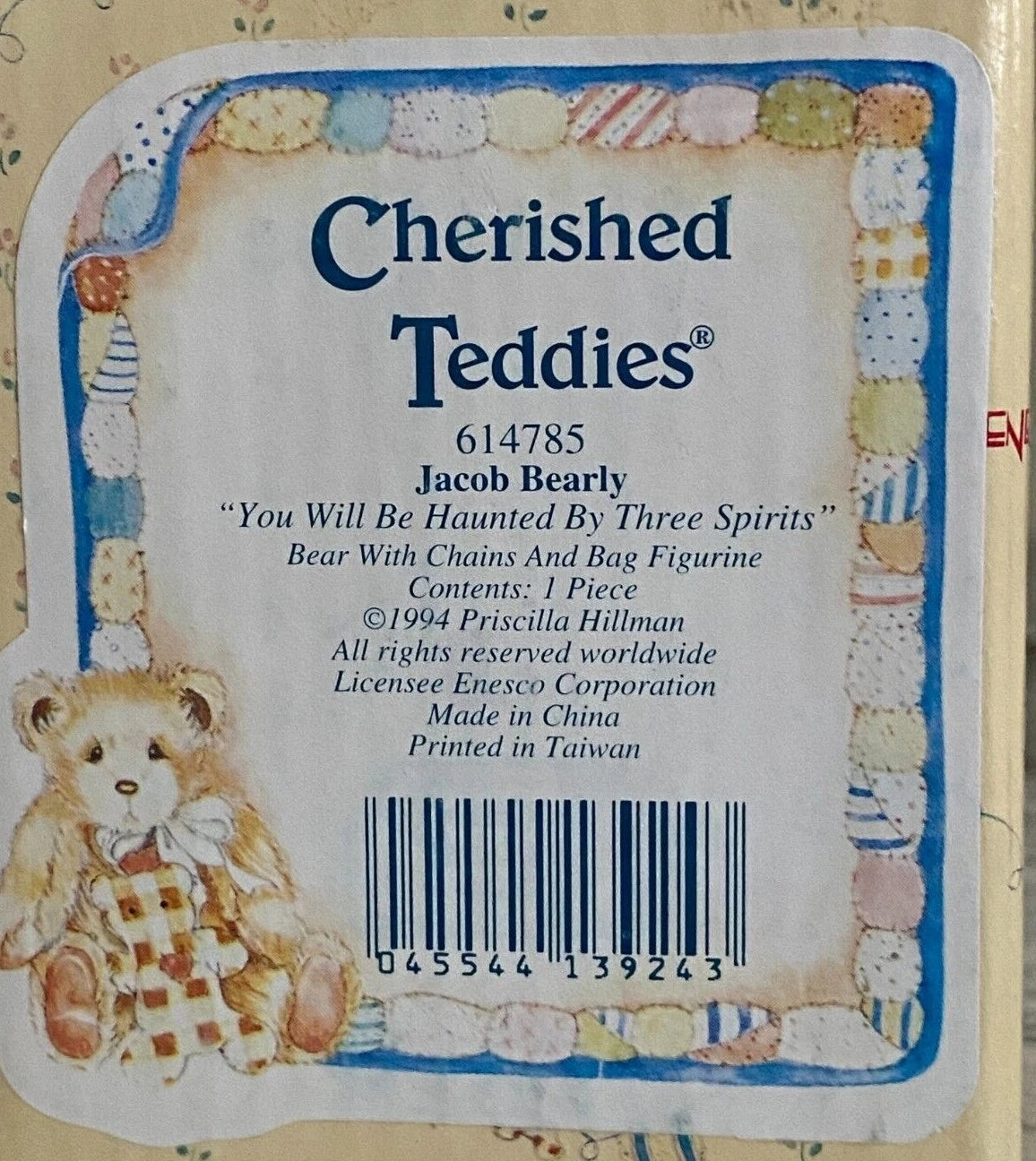 Cherished Teddies Jacob Bearly figurine #614785 image 1