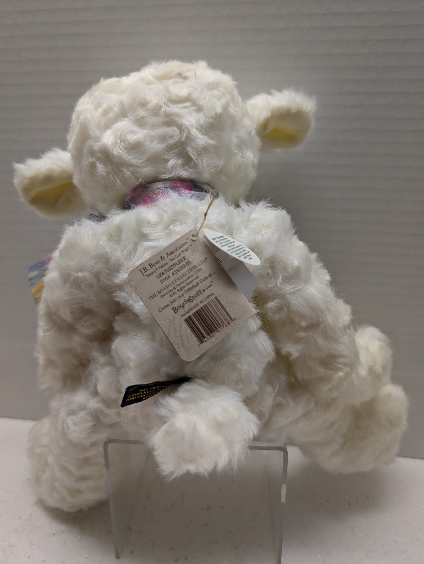 Boyds Plush Lamb Liza Fuzzyfleece #55203-01 image 2