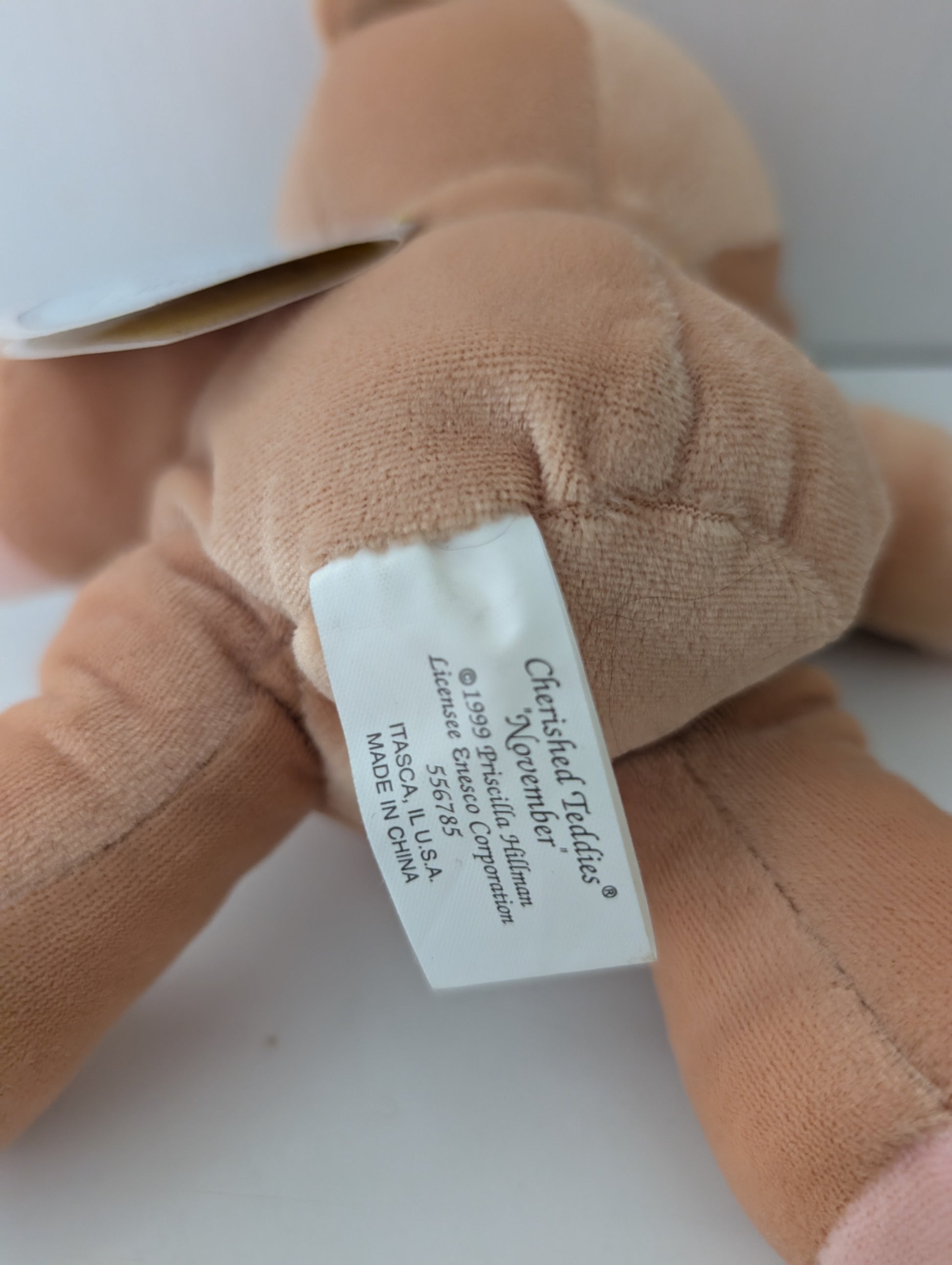 Cherished Teddies Bear of the Month November 556785 Yellow image 2