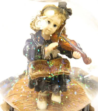 Boyds Waterglobe Dollstone Lindsey with Louis The Recital 272020 image 3