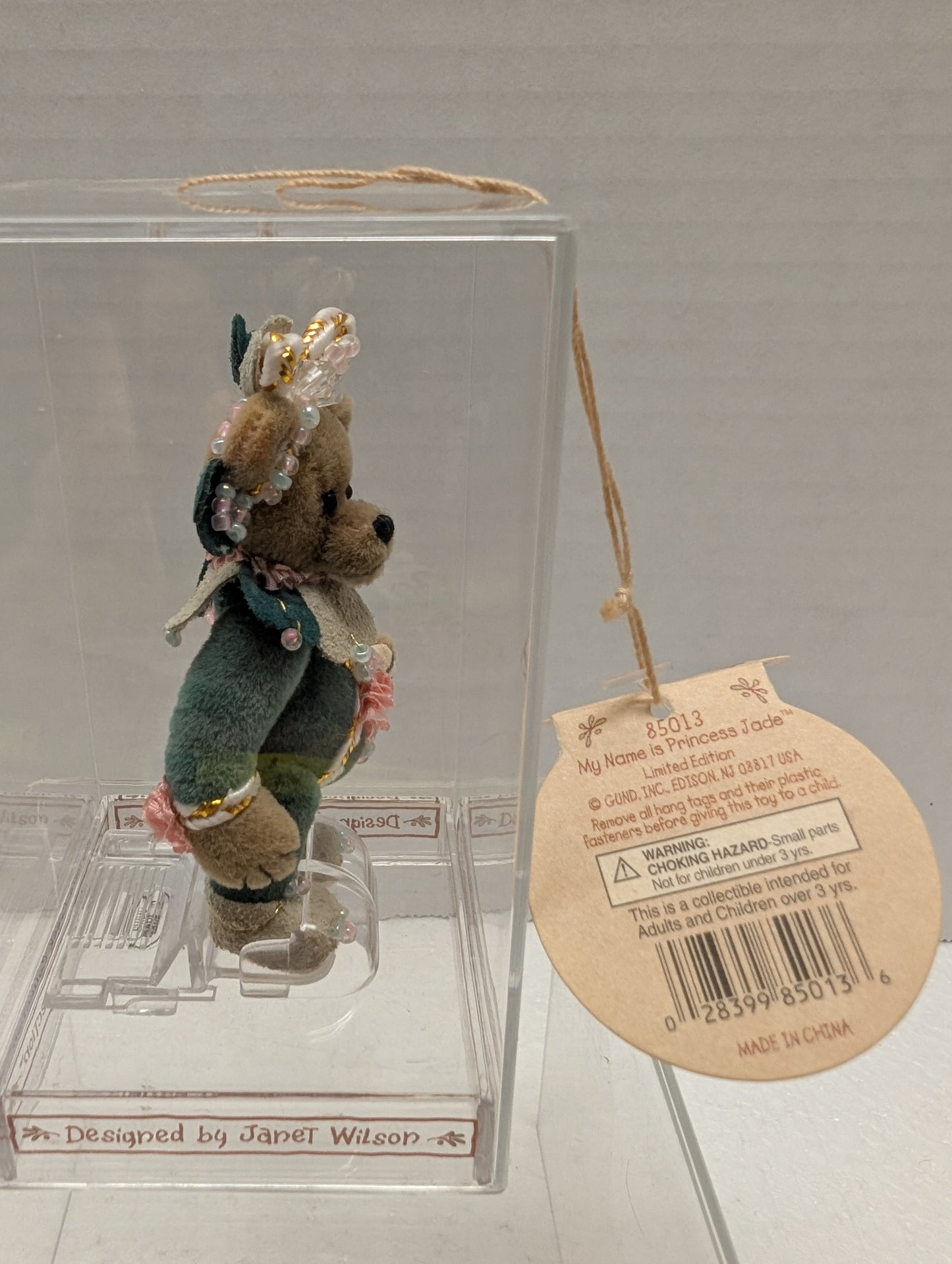 Gund Barton's Creek  Mini Princess Jade Bear by Janet Wilson 85013 image 4