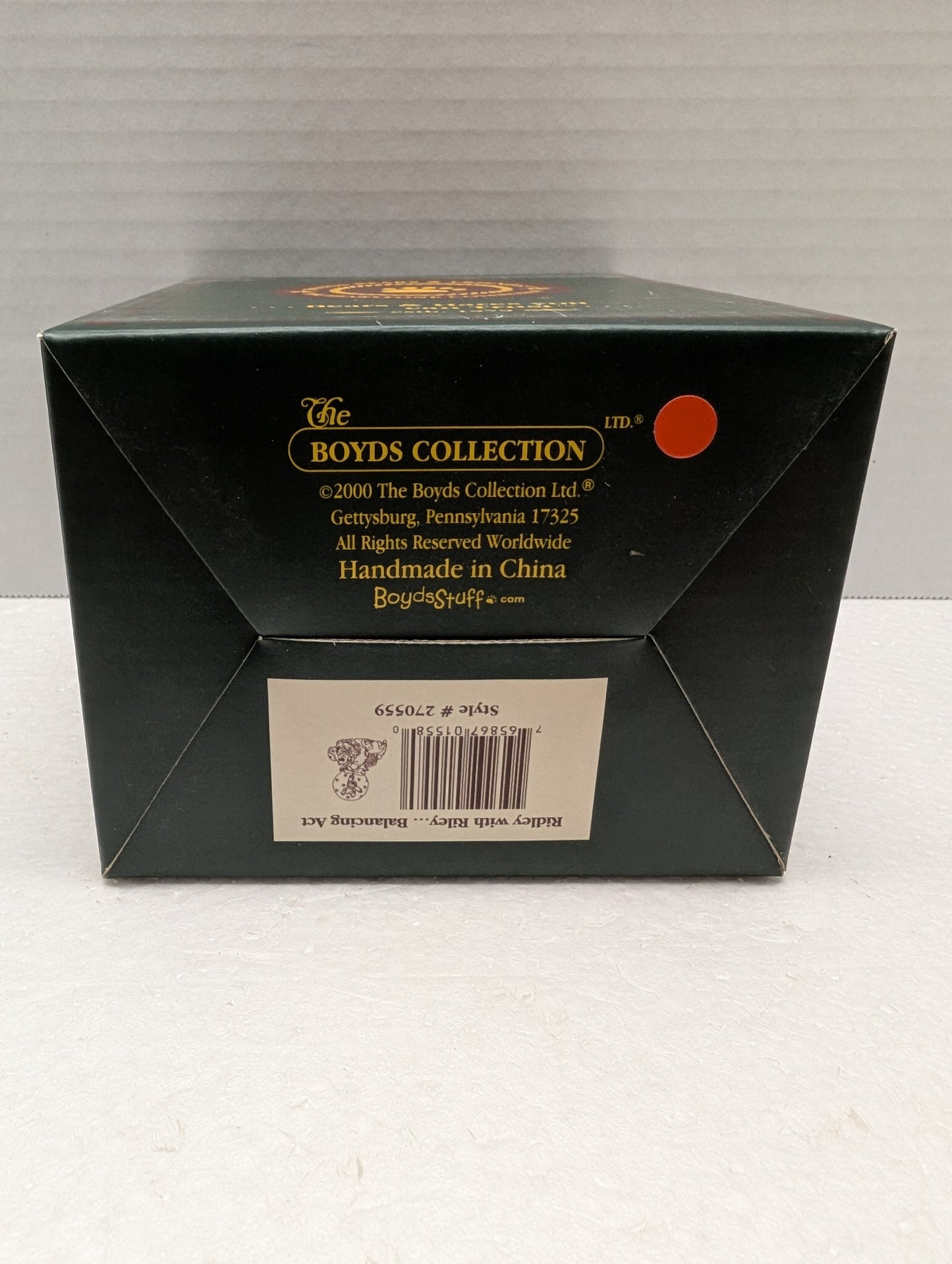 Boyds Bear Resin Ridley w. Ridley  Balancing Act 270559 image 6