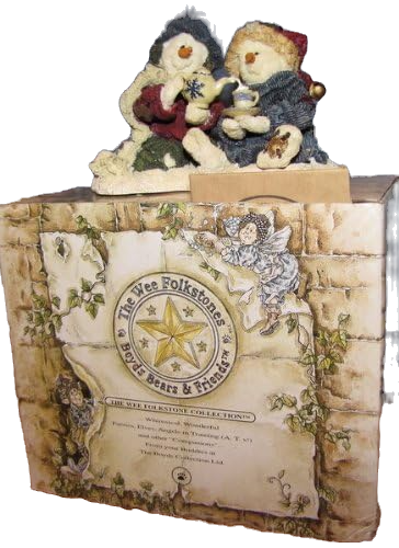Boyds Wee Folkstones Cicely and Juneau  Snow People 36503 image 5